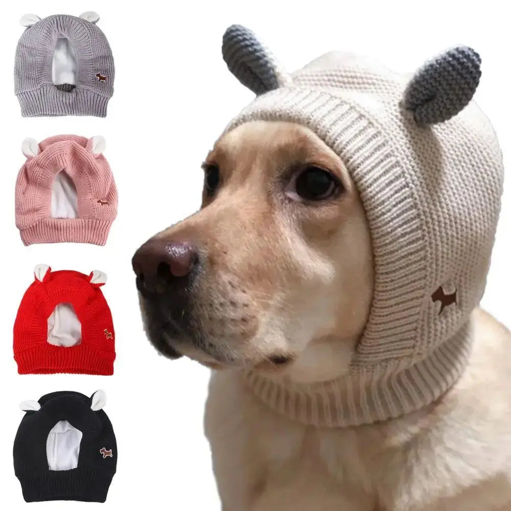 Dog Ear Muffs & Winter Hat – Noise Protection & Warmth for Medium to Large Dogs