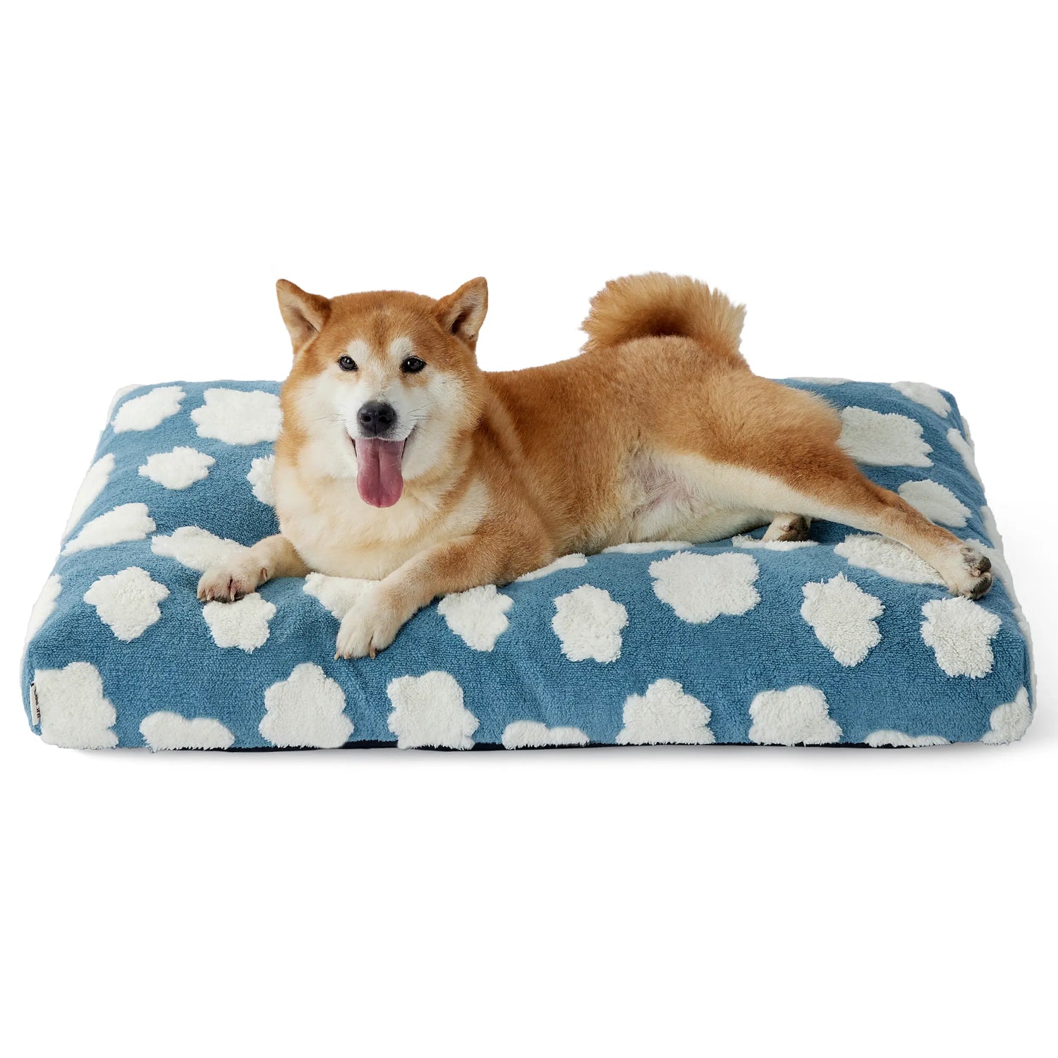 Thick Plush Washable Pet Crate Mattress – Shredded Foam Comfort Bed for Indoor & Outdoor Use