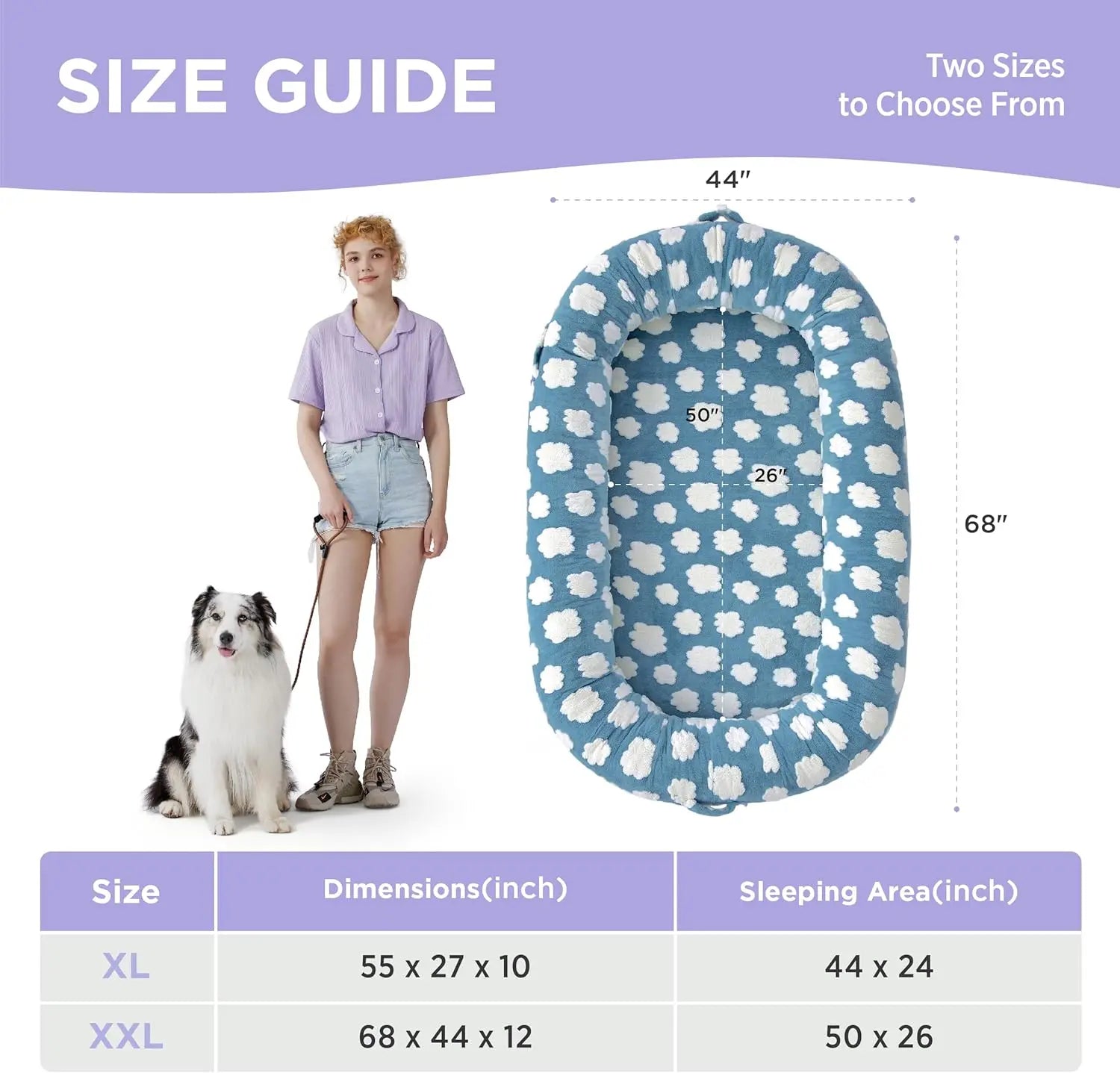 Calming Donut Dog & Cat Bed – Fluffy Plush Round Pet Bed for Anxiety Relief & Deep Sleep