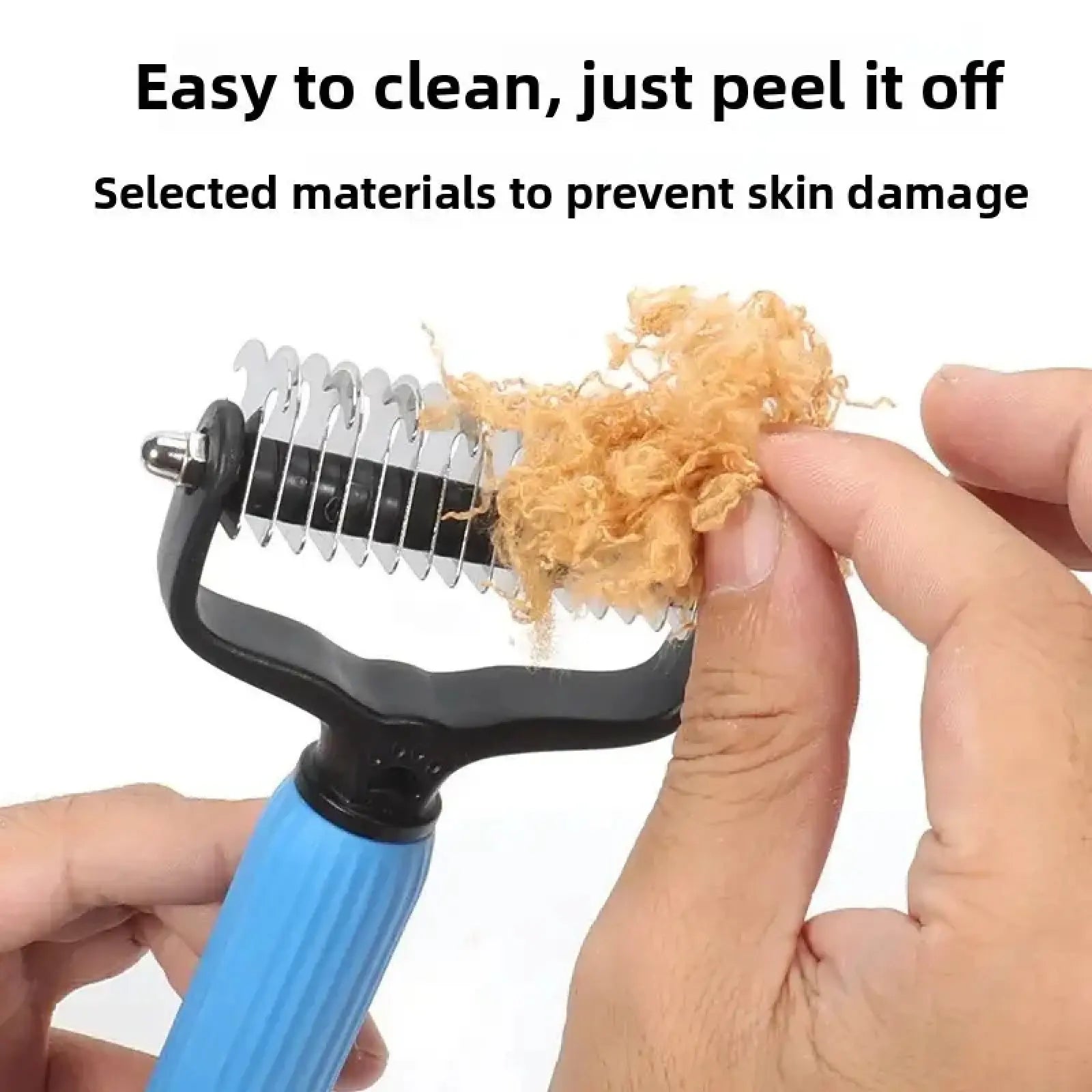 Stainless Steel Double-Sided Detangling Comb for Dogs – Removes Mats, Tangles & Loose Fur