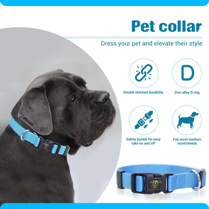 4-in-1 Pet Grooming Kit – Hair Remover Brush, Shedding Comb, Nail Clippers & Collar Included