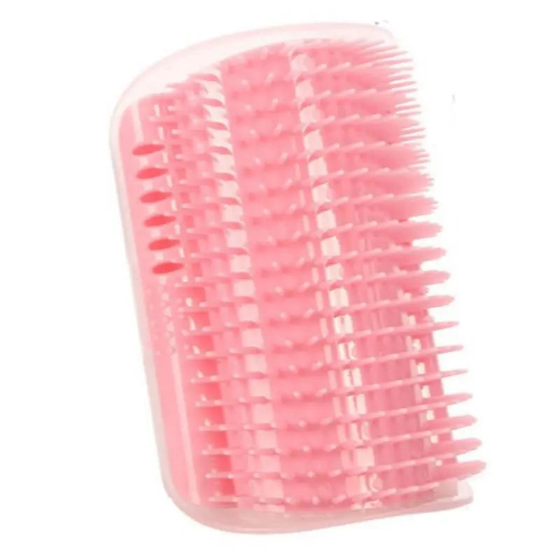 Self-Grooming Corner Brush for Cats – Soft Massage Scratcher for Happy, Healthy Fur