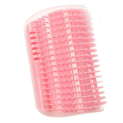 Self-Grooming Corner Brush for Cats – Soft Massage Scratcher for Happy, Healthy Fur