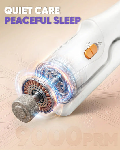 2-in-1 Rechargeable Pet Paw Trimmer & Nail File – LED Light for Safe At-Home Grooming
