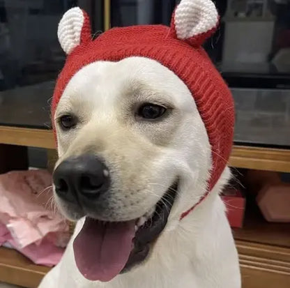 Dog Ear Muffs & Winter Hat – Noise Protection & Warmth for Medium to Large Dogs