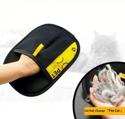 Electrostatic Pet Hair Removal Gloves – Reusable Lint Remover for Furniture, Carpet & Car Seats