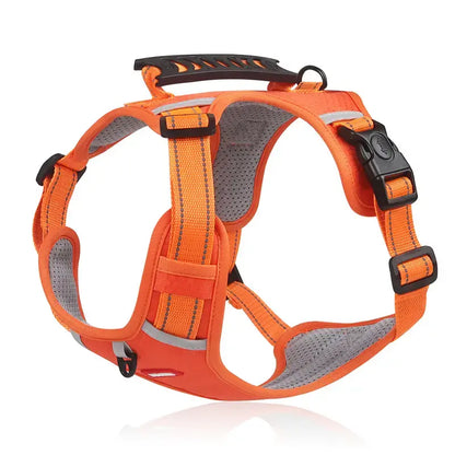 Anti-Choke Dog & Cat Harness – Adjustable, Comfortable Fit with Easy-Control Handle