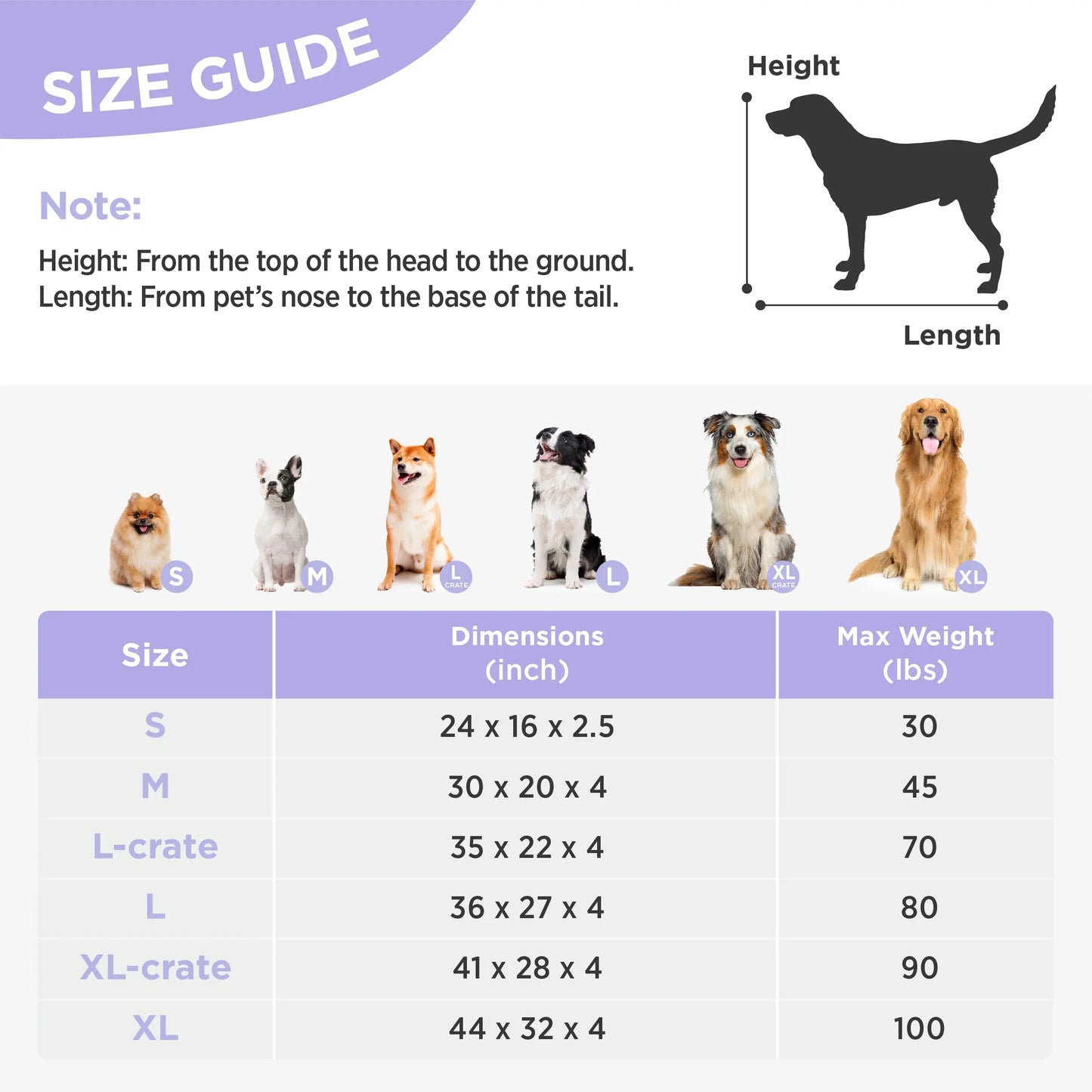 Thick Plush Washable Pet Crate Mattress – Shredded Foam Comfort Bed for Indoor & Outdoor Use