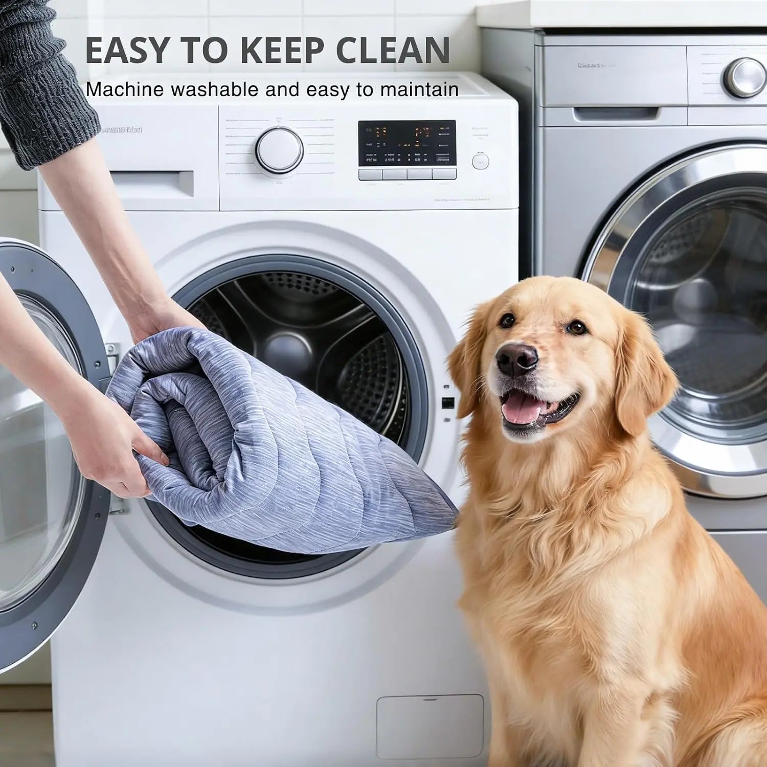 Premium Cooling Mat for Dogs – No Gel, No Electricity, Washable Non-Slip Summer Pad (Q-MAX>0.45)