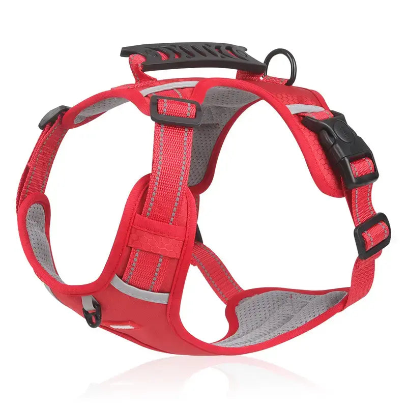Anti-Choke Dog & Cat Harness – Adjustable, Comfortable Fit with Easy-Control Handle
