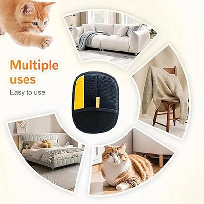 Electrostatic Pet Hair Removal Gloves – Reusable Lint Remover for Furniture, Carpet & Car Seats