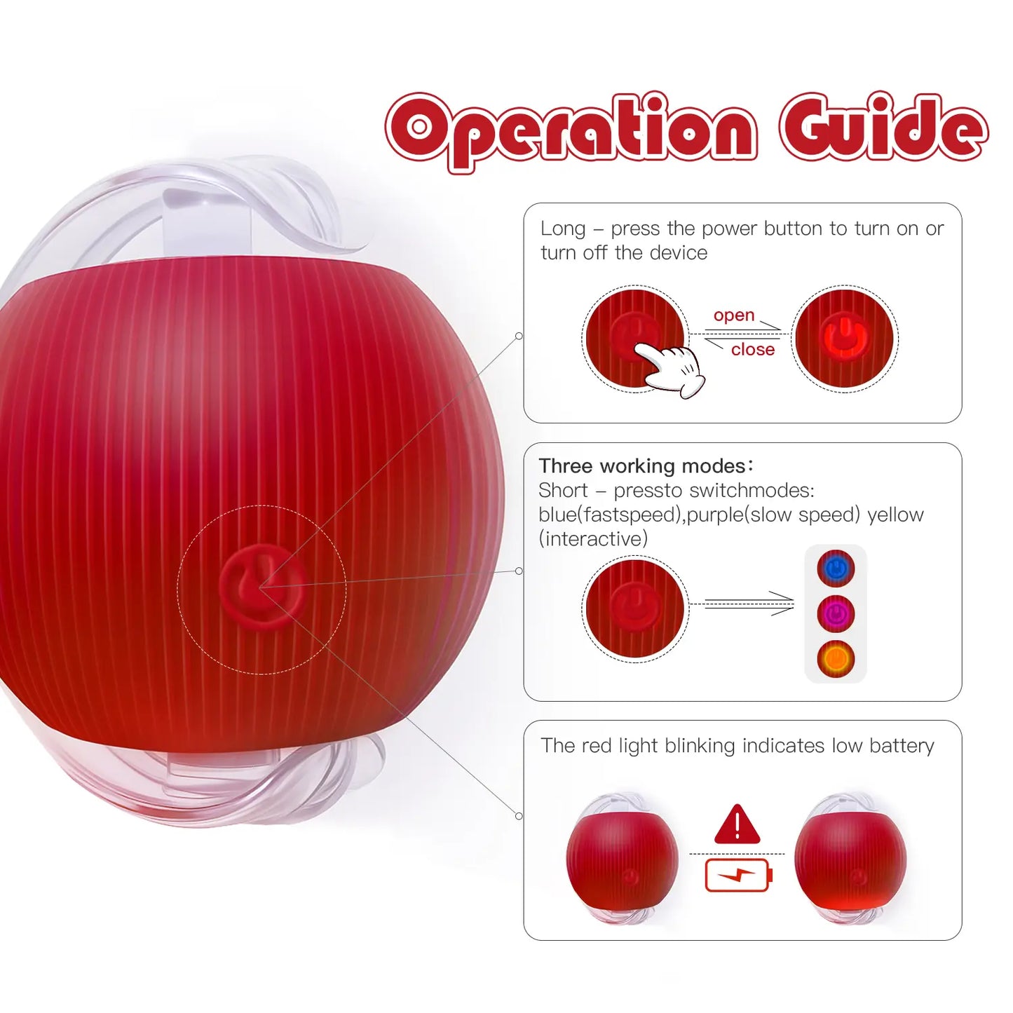 Interactive Cat & Dog Teaser Toy – Rolling Ball with 2 Bonus Tails for Endless Playtime