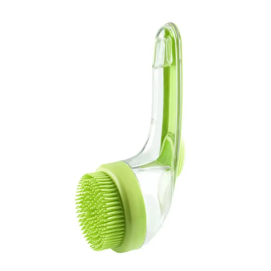 2-in-1 Pet Bath Brush with Soap Dispenser – Soft Silicone Grooming Scrubber for Dogs & Cats
